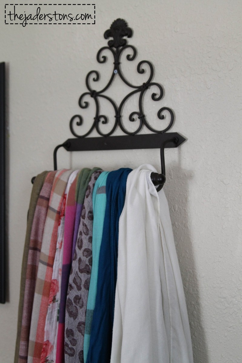 Diy Scarf Hanger The Jaderstons Diy Scarf Hanger